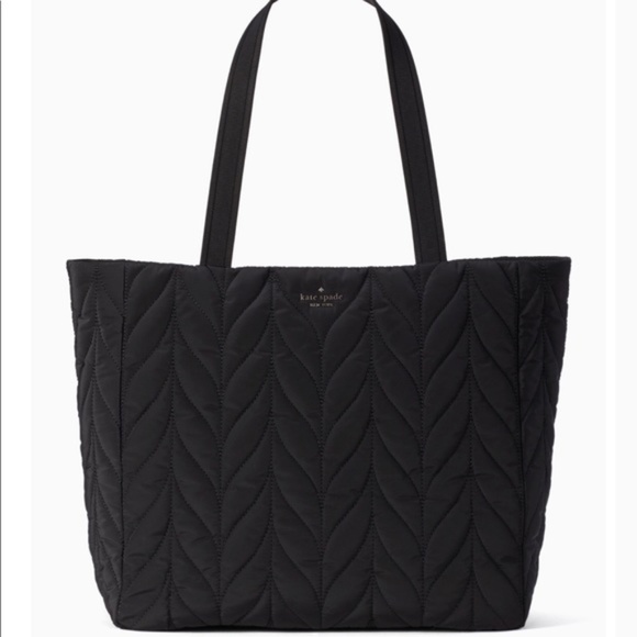 kate spade Handbags - Kate Spade Ellie Large Tote Black Nylon